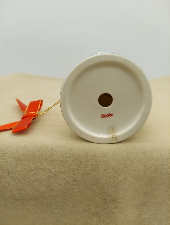 Lion & Lamb Religious Israel Spode Christmas Tree Ceramic Ornament - Picture 3 of 3